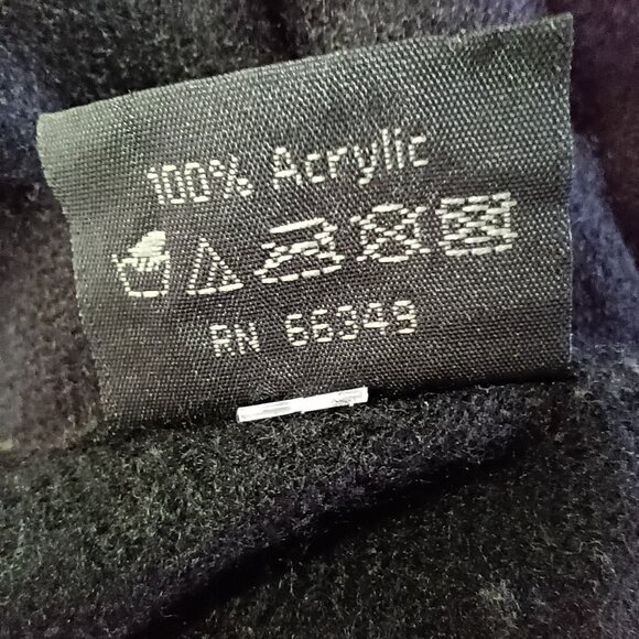 V. FRASS Women's Poncho Wrap Acrylic ONE SIZE Boho Tribal Black Gray Paisley - Picture 5 of 5